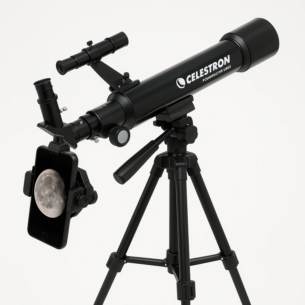 Celestron PowerSeeker 50AZ with Smartphone Adapter